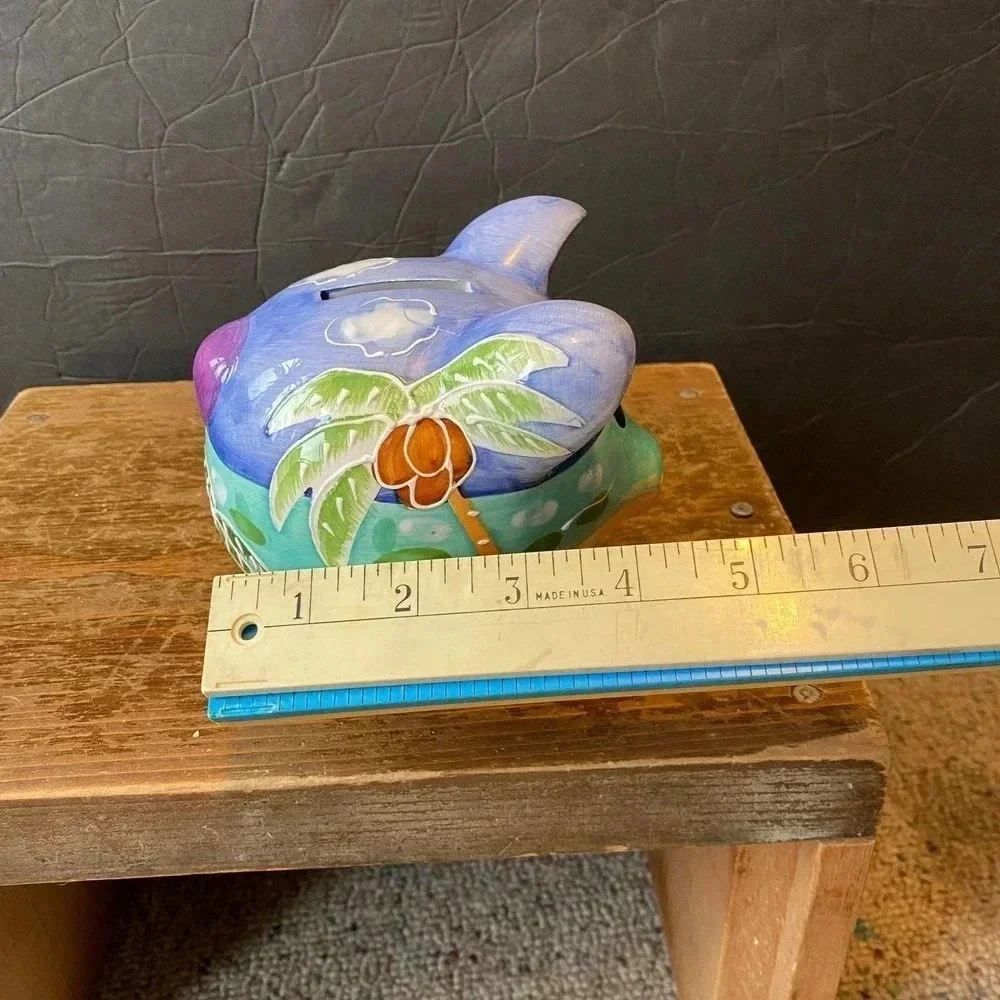 Tampa Cute Multi Color Print Piggy Bank